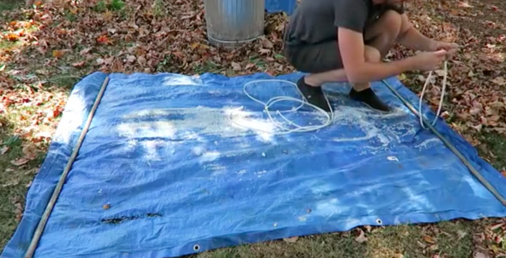 He Ties Two Sticks To This Tarp To Make Fall Cleanup SO EASY!!! Page
