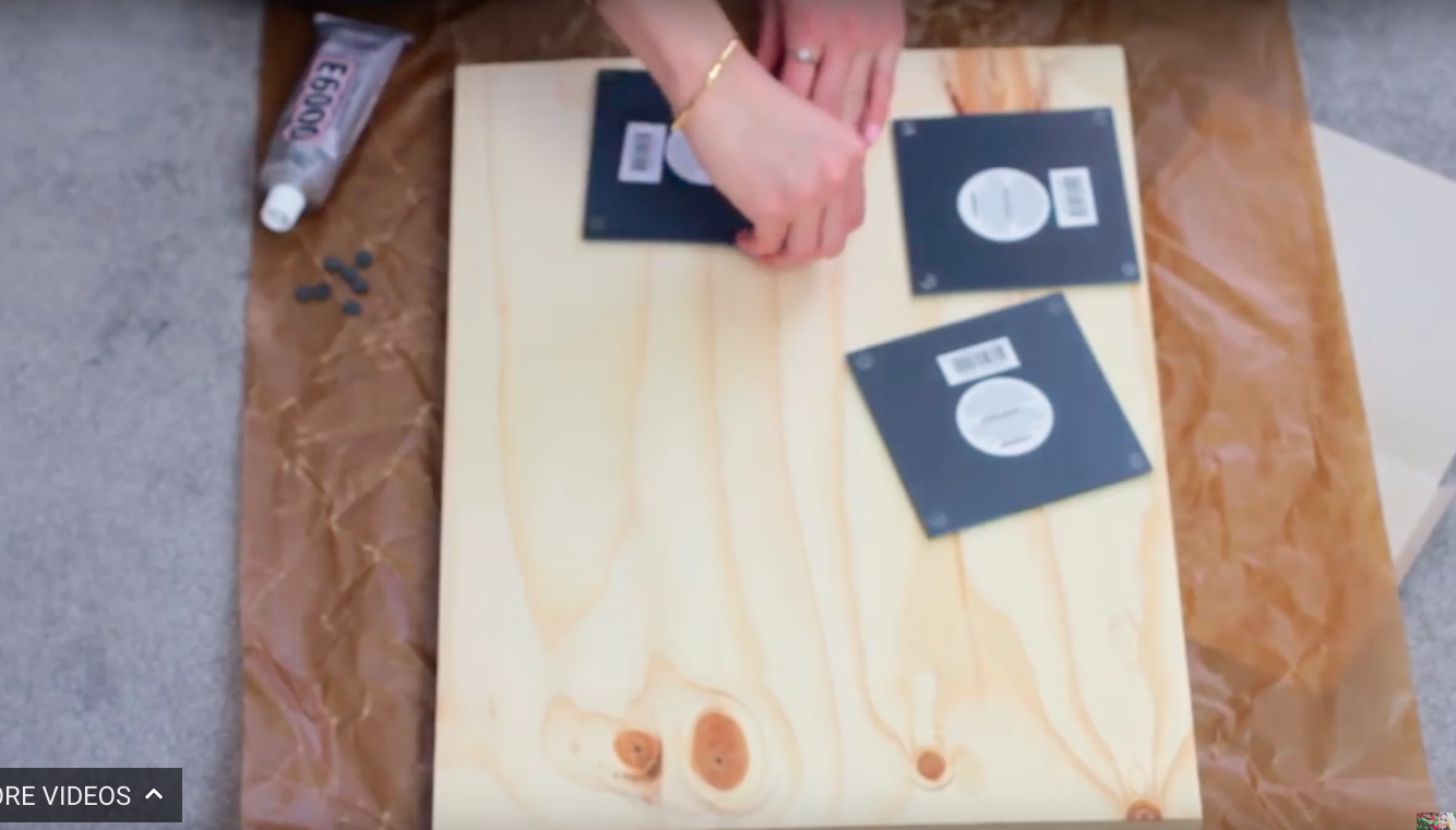 Gluing These Mirrors To A Piece Of Plywood Is The Only Thing You Need