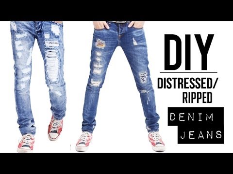 [VIDEO] DIY Distressed Jeans-Easy and Cool! - Wise DIY | Wise DIY