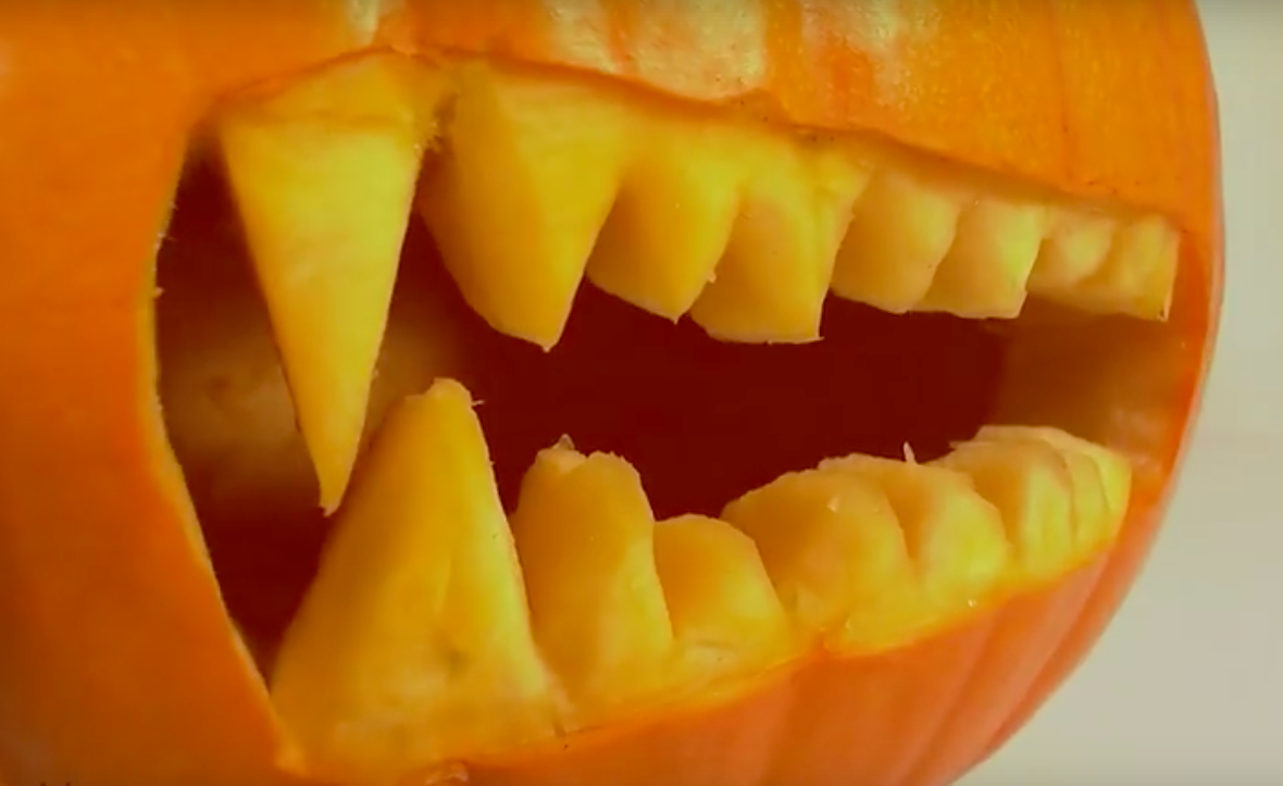 These Killer Pumpkin Teeth Are WAY Simpler To Carve Than You Think these-killer-pumpkin-teeth-are-way-simpler-to-carve-than-you-think