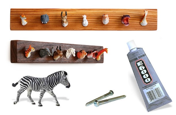 diy animal coat rack