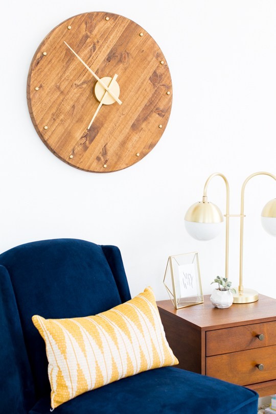 DIY-midcentruy-clock-round-2-8