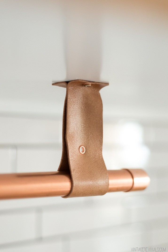 After She Put The Grommets In These Leather Scraps, She Added Copper