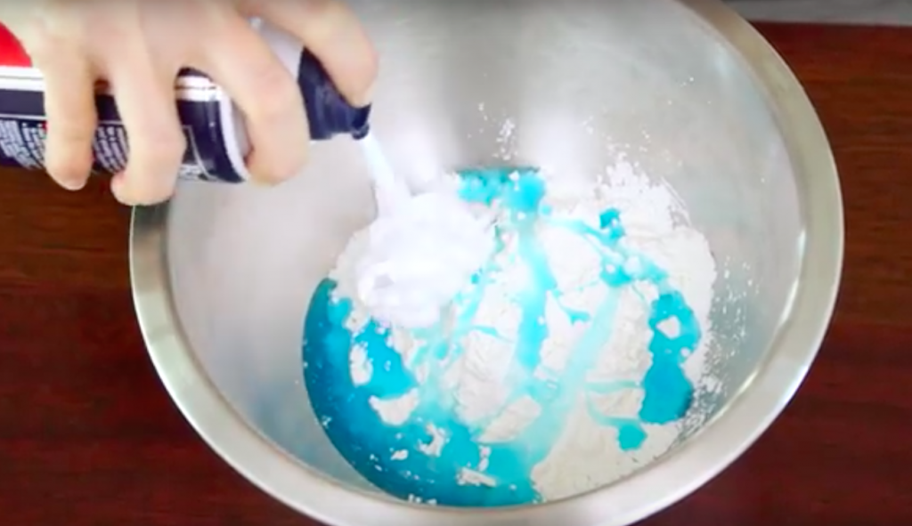 Shaving Cream, Detergent and Corn Starch Makes Something Really FUN! Wise DIY Wise DIY